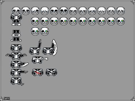 Sans sprite sheet (ask before using/editing) : r/Undertale