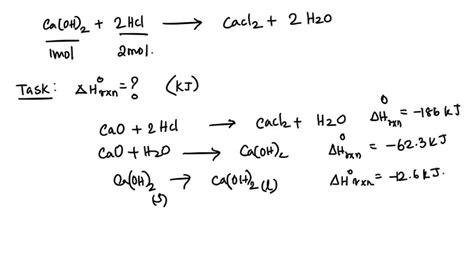 SOLVED: 13 An aqueous solution of calcium hydroxide neutralizes hydrochloric acid as shown in ...