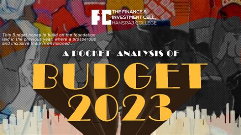 A Pocket-Analysis of BUDGET 2023