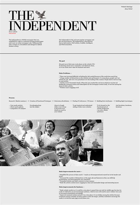 The Independent News :: Behance