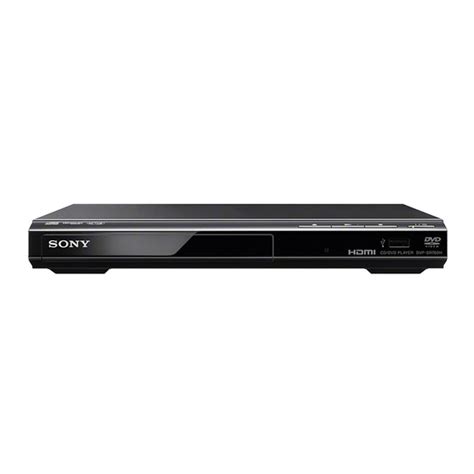 SONY DVP-SR760H REFERENCE MANUAL Pdf Download | ManualsLib