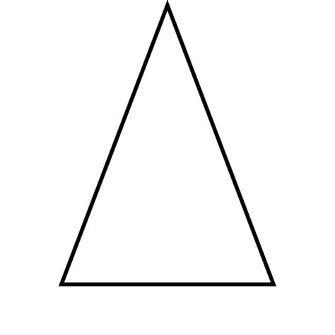 Triangle Stroke Sign PNG & SVG Design For T-Shirts