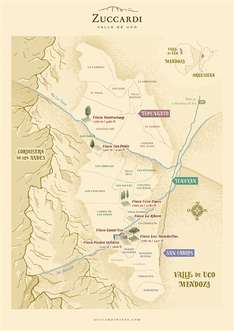 Zuccardi's winery map :: Behance