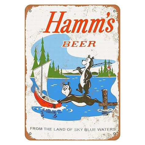 Vintage Hamm’s Metal Beer Sign | Homebrew Finds