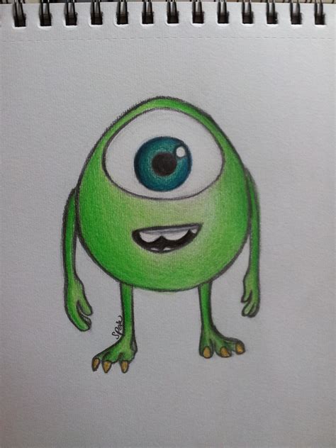 Mike Wazowski Drawing at GetDrawings | Free download