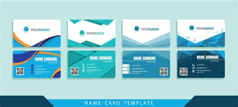 Business Name Card Template 18757808 Vector Art at Vecteezy