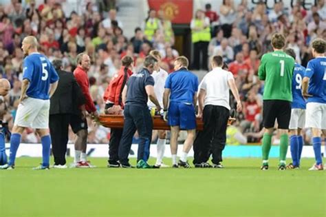 VIDEO: Watch Gordon Ramsay being floored by Teddy Sheringham during Soccer Aid charity match ...