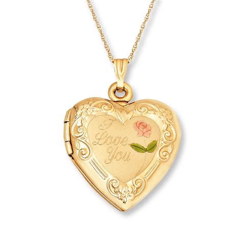 Heart Locket 14K Yellow Gold - 417453406 - Kay