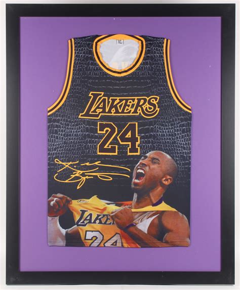 Kobe Bryant 35.5x43.5 Custom Framed Jersey | Pristine Auction