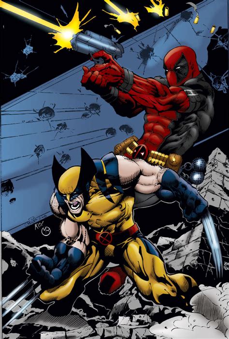 Wolverine Deadpool by MarcBourcier on DeviantArt