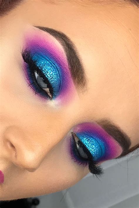 Pink and blue smokey eyes! Mermaize | Purple eye makeup, Eye makeup ...