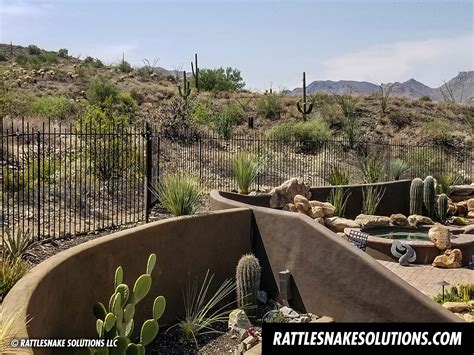 Snake Fence and Arizona Rattlesnake Prevention Fencing Installation ...