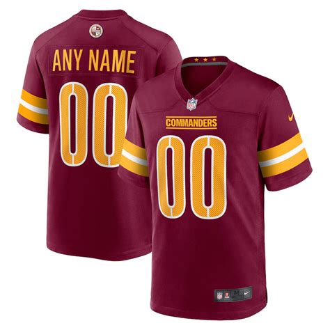 WASHINGTON COMMANDERS COLOR/HOME JERSEY – TGJERSEYS