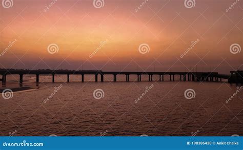 Bandra Sea link Mumbai stock photo. Image of juhu, bandrasealink ...