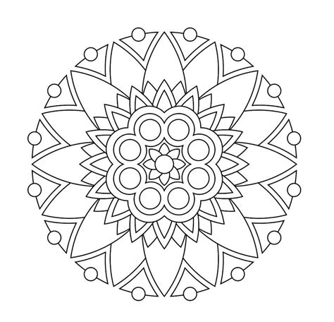 Mandala Meditation Coloring Pages at GetColorings.com | Free printable ...