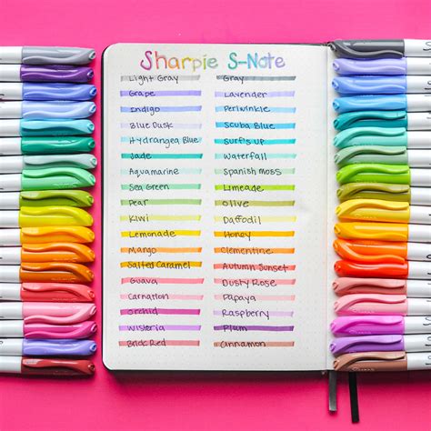 Sharpie 36 S-Note Creative Marker | Jenny's Crayon Collection