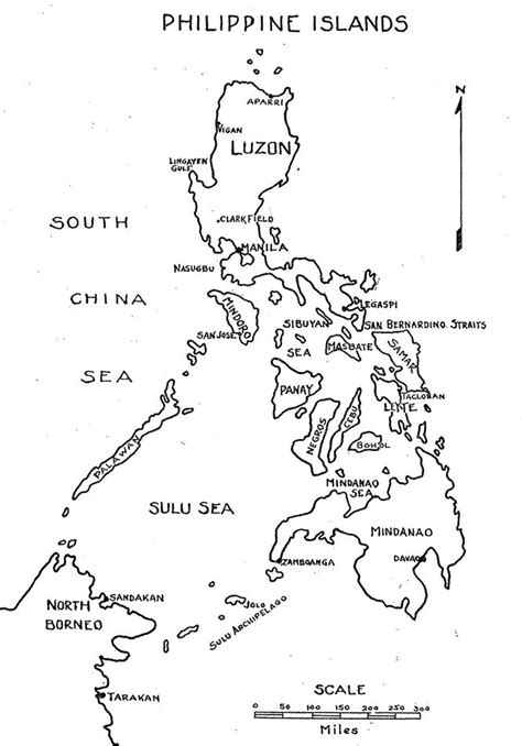 Map Of The Philippines Drawing