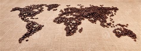 Image Of Map Made Of Coffee Closeup Photo Background And Picture For ...