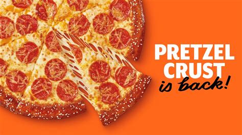 Little Caesars Pretzel Crust Pizza is back! Also, new Pull-A-Part bread