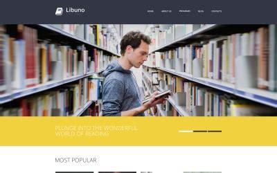 Best Library Website Templates | TemplateMonster