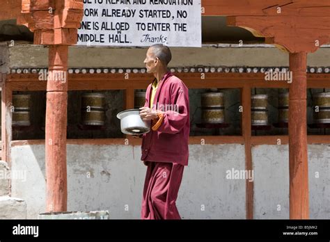 Monk Hemis monastery ladakh Stock Photo - Alamy