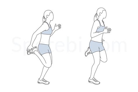 Butt Kicks | Illustrated Exercise Guide