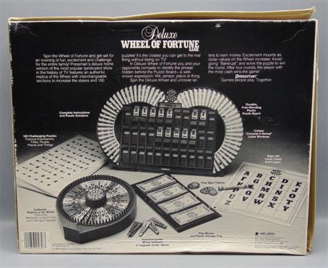 Vintage Deluxe Wheel of Fortune Board Game 1986 Pressman - KC's Attic