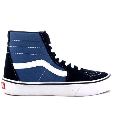 Unisex Adults Vans Sk8-Hi Lace Up High Top Canvas Skate Shoes Trainers ...