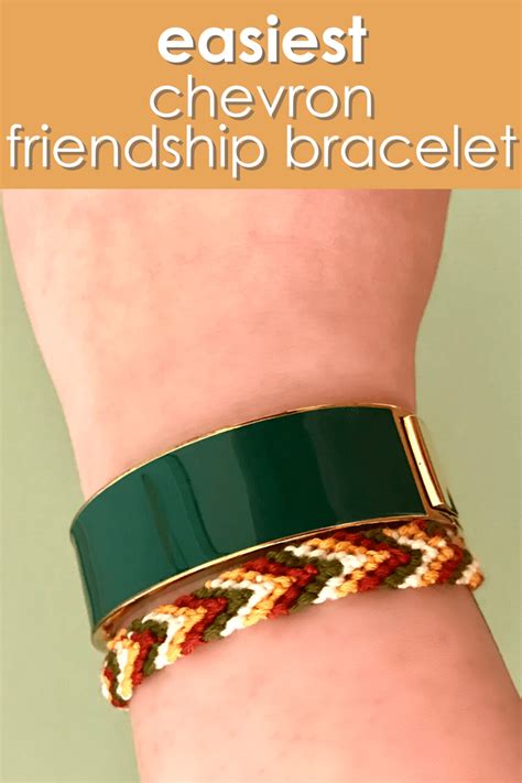 Easy Chevron Friendship Bracelet Tutorial - Cutesy Crafts