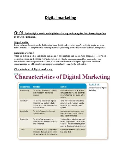 Digital Marketing | PDF | Marketing | Digital Marketing