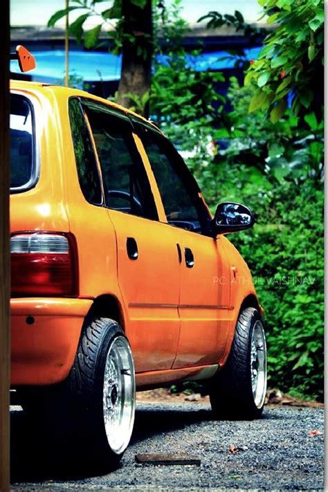 Modified Maruti-Suzuki Zen In Stunning Orange Colour. - ModifiedX