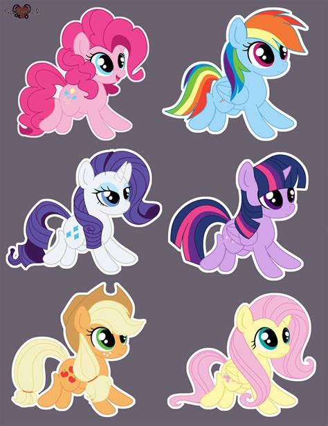 Mlp M6 - stickers by xSatanielx | My little pony stickers, My little ...