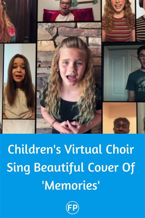 One Voice Children's Choir Sing 'Memories' | FaithPot | Choir, The voice, Singing