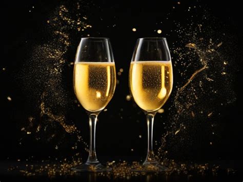 Premium AI Image | New year Celebration with champagne