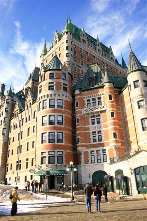 Chateau frontenac editorial photography. Image of building - 1701402