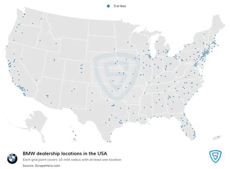 List of all BMW dealership locations in the USA - ScrapeHero Data Store