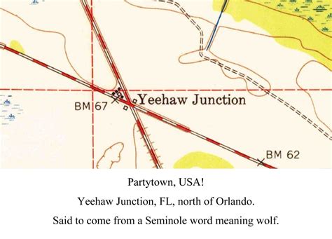 Yeehaw Junction Florida – Humor on the Map