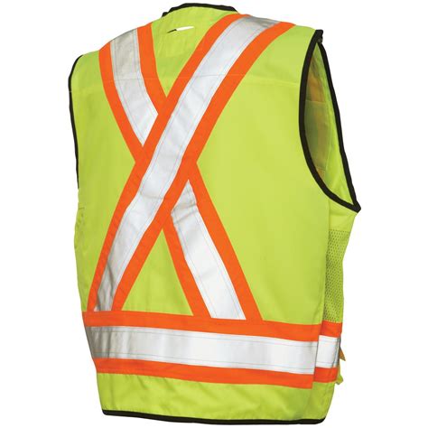 Work King Safety Hi-Vis Surveyor Vest - 424102, Vests at Sportsman's Guide