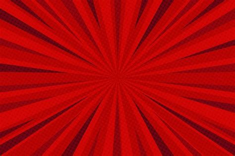 Free Vector | Comic style background red colored