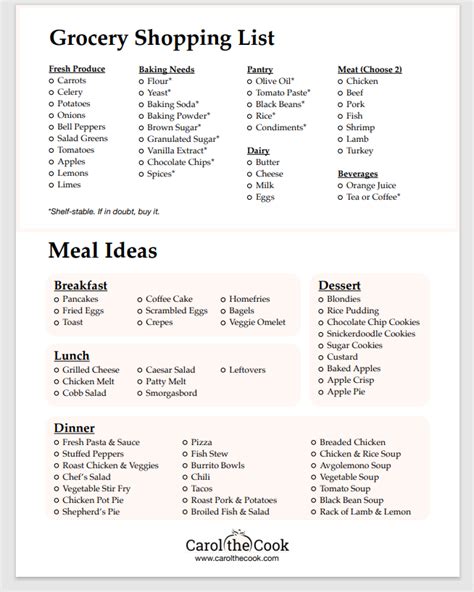 Free Printable Clean Eating Grocery List Survey! Ambitious, 52% OFF