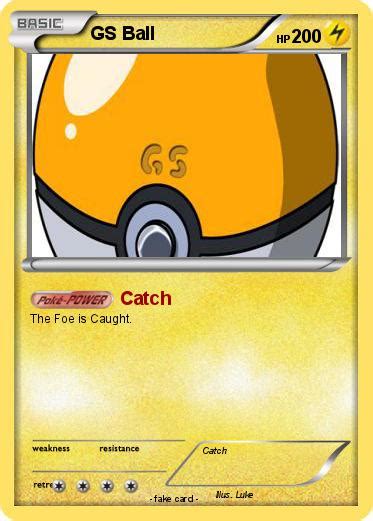 Pokémon GS Ball 4 4 - Catch - My Pokemon Card