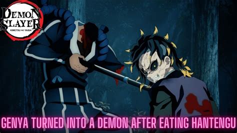 Genya Turned into A Demon after Eating Hantengu Demon Slayer S3EP5 Eng ...