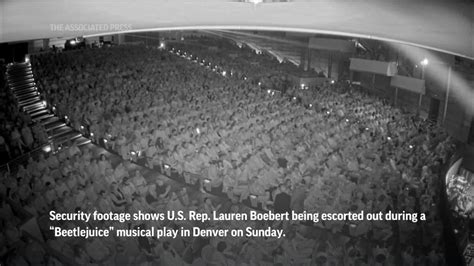 US Rep. Lauren Boebert kicked out of a 'Beetlejuice' show in Denver