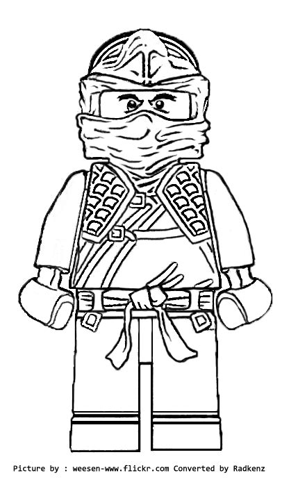 Radkenz Artworks Gallery: Lego ninjago cole ZX coloring page