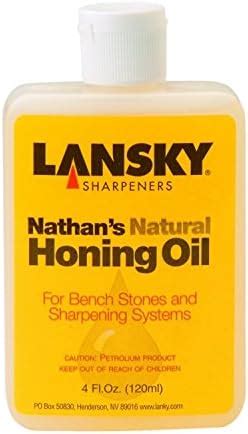 Lansky Nathan's Natural Honing Oil: Lubricant for Non-Diamond Knife Sharpening System and Knife ...
