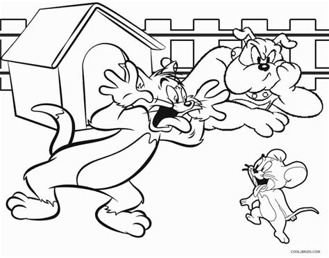 Free Printable Tom and Jerry Coloring Pages For Kids