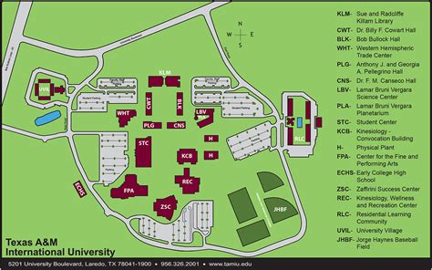 Tamiu Map - Texas A&m Location Map - Printable Maps