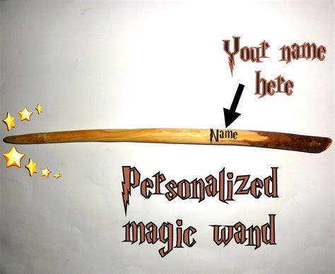 Magic wand personalized custom name. Natural strong wood m… | Flickr
