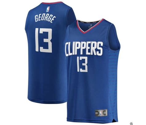 Paul George Los Angeles Clippers #13 jersey officially available from the NBA – Interbasket