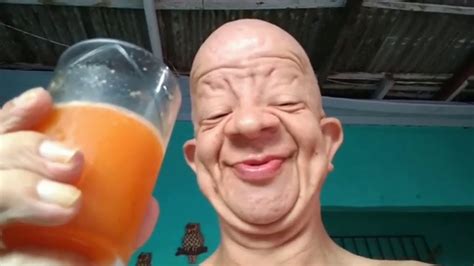 Bald Guy Drinks Orange Juice Over One Million Times - YouTube